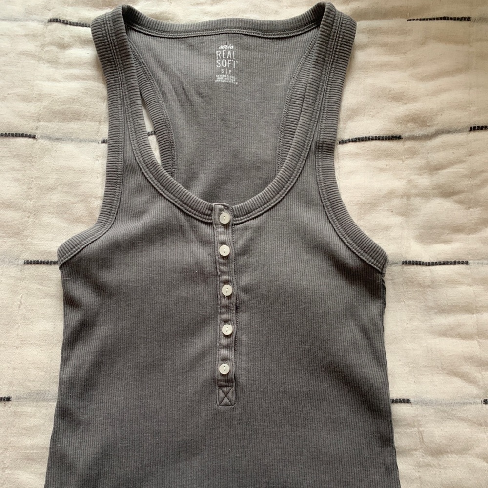 Gray Aerie Real Soft Tank